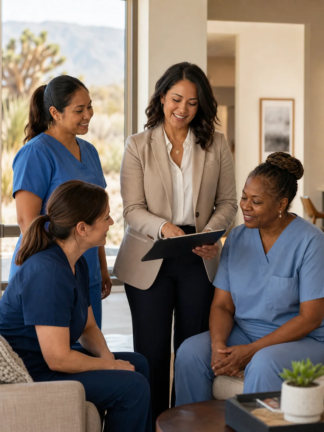 The Dependable Home Health team collaborating on patient care